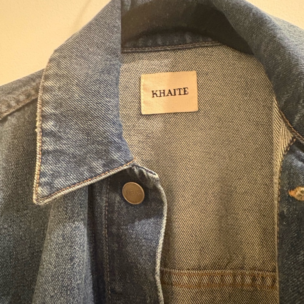 KHAITE Indigo Denim Jacket - Picture 2 of 5